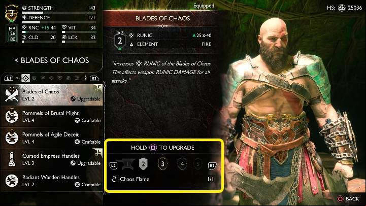 As you go through God of War Ragnarok, you will acquire a lot of raw materials, which you can use to upgrade the weapons and other equipment - God of War Ragnarok: Combat - Basics - God of War Ragnarok Guide
