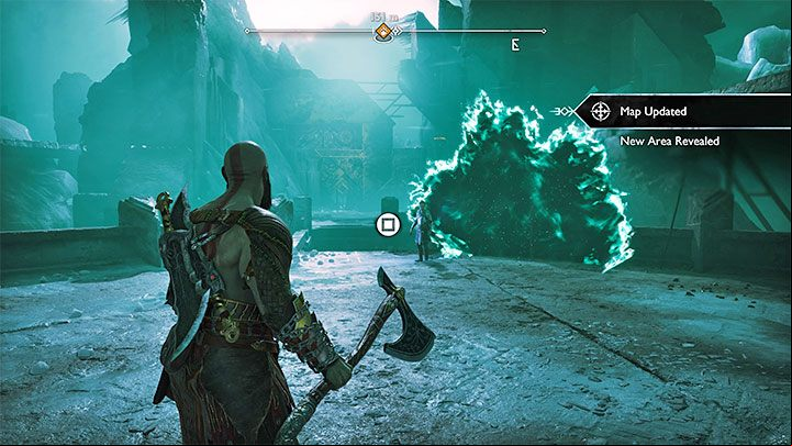 You can't miss this one, as closing it is a part of the Reunion story quest (i - God of War Ragnarok: The Gleaming Bale, Helheim - secrets, collectibles - Helheim - God of War Ragnarok Guide