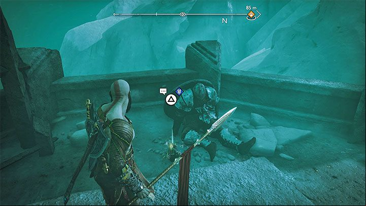 The linear path will lead you to the flower, which is next to a corpse - God of War Ragnarok: Hels Perch, Helheim - secrets, collectibles - Helheim - God of War Ragnarok Guide