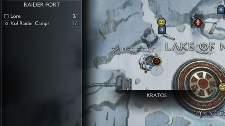 1 - God of War Ragnarok: Raider Fort, Midgard - secrets, collectibles - Midgard - God of War Ragnarok Guide