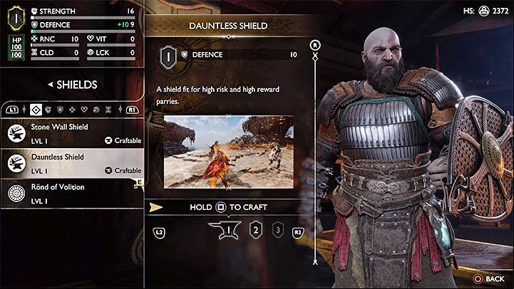Unique trait - Shield Bash: You can stun enemies with a bash (2x L1) and with perfect parries (L1 at the last possible moment before you're hit) - God of War Ragnarok: All Kratos shields - Character development - God of War Ragnarok Guide