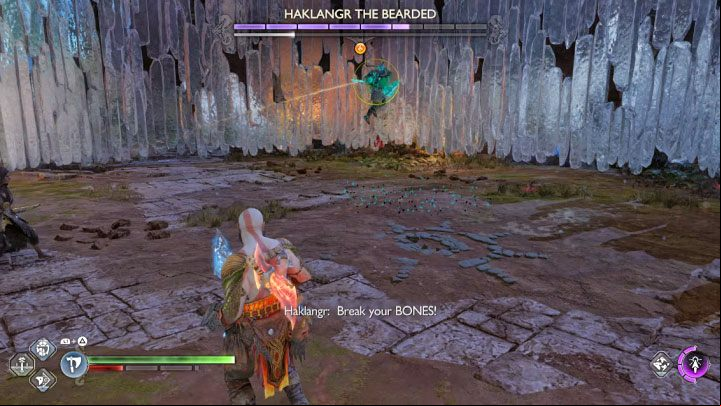 The yellow aerial attack, which you may be familiar with from other Berserker fights, can also be problematic - God of War Ragnarok: How to defeat the berserker Haklangr the Bearded? - Berserkers - God of War Ragnarok Guide