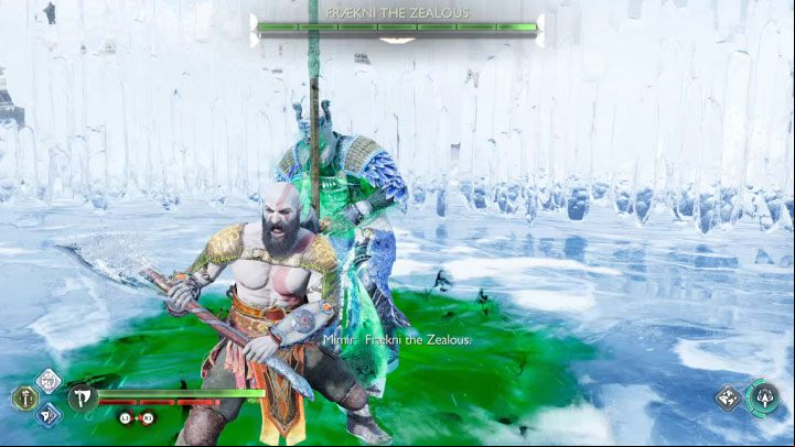 All Berserkers are fought in small enclosed arenas - God of War Ragnarok: How to defeat the Berserker Fraekni the Zealous? - Berserkers - God of War Ragnarok Guide