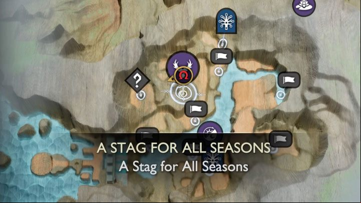 The fourth Stag is located in the northwest part of the Jungle - God of War Ragnarok: A Stag for All Seasons - walkthrough - Favors - Vanaheim - God of War Ragnarok Guide