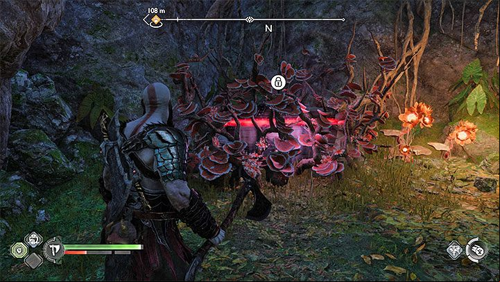 You will start encountering red vines in Vanaheim - God of War Ragnarok: How to destroy Red Heavy Vines? - Exploration - God of War Ragnarok Guide