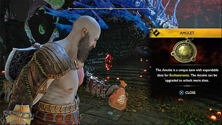 The amulet is a unique piece of Kratos' - God of War Ragnarok: How to repair the amulet from The Reckoning story quest? - Character development - God of War Ragnarok Guide