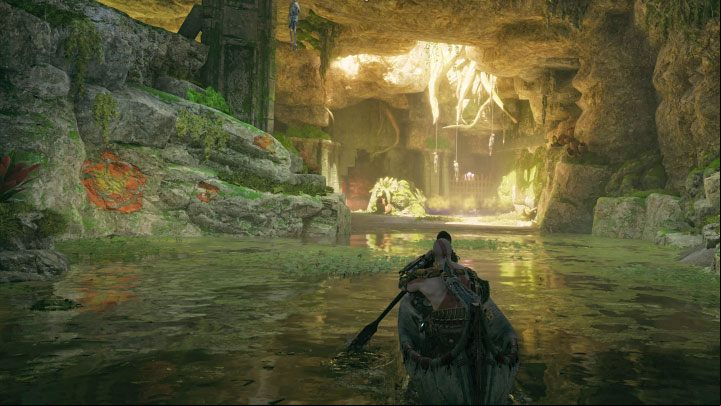 Look for opportunities to head left (east) to reach the Veiled age region - God of War Ragnarok: Conscience for the Dead - walkthrough - Favors - Vanaheim - God of War Ragnarok Guide