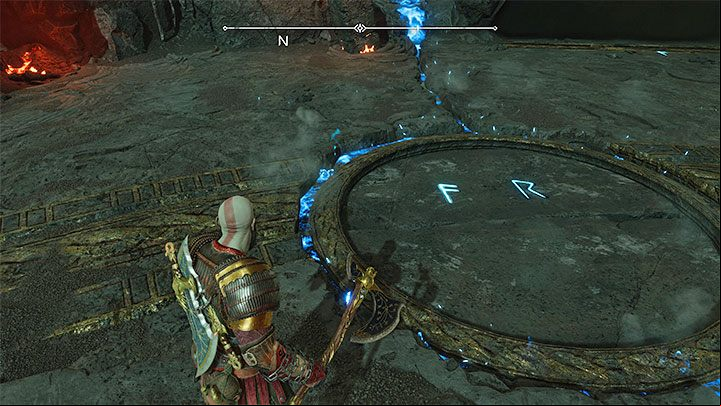 There are 6 new challengesavailable at the sword in the center - God of War Ragnarok: The Crucible, The Final Challenges - walkthrough - Favors - Muspelheim - God of War Ragnarok Guide