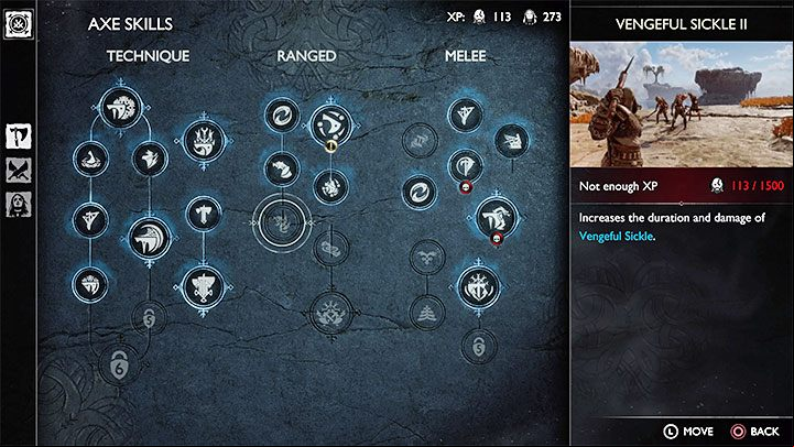 You should spend XP mainly on a character's skills - God of War Ragnarok: How to gain experience points (XP)? - Character development - God of War Ragnarok Guide