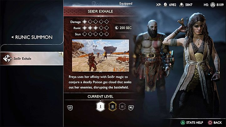 Freja wields a sword, which she uses in melee combat - God of War Ragnarok: Companions skills and equipment - Atreus, Freya - Character development - God of War Ragnarok Guide