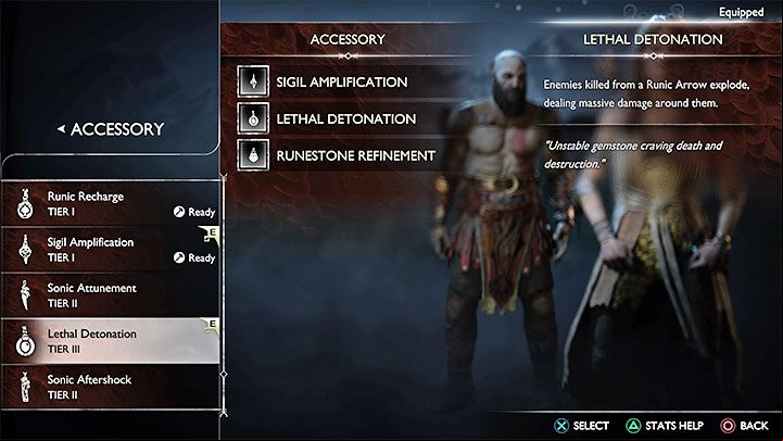 You can change Freya's outfit but this is a cosmetic change and does not affect the heroine's statistics - God of War Ragnarok: Companions skills and equipment - Atreus, Freya - Character development - God of War Ragnarok Guide