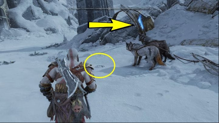 Wreckage of Tyr' - God of War Ragnarok: Guiding Light - walkthrough - Favors - Midgard - God of War Ragnarok Guide