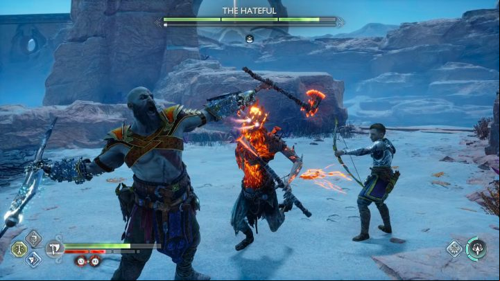 The Draugr Holes are found in the following locations - God of War Ragnarok: Born From Fire - walkthrough - Favors - Nine Realms - God of War Ragnarok Guide