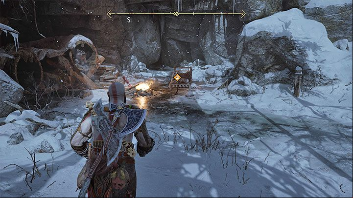 You start the mission in Sindri's House - when you try to exit it, you'll receive the repaired Guardian Shield (you it got damaged during the battle against Thor) Equipping it is not mandatory - you can stay with your current shield - God of War Ragnarok: The Word of Fate - walkthrough - Walkthrough - God of War Ragnarok Guide
