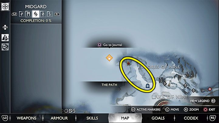 You'll be attacked by a group of opponents including a Frost Gradungr when trying to return to the sleigh - God of War Ragnarok: The Word of Fate - walkthrough - Walkthrough - God of War Ragnarok Guide