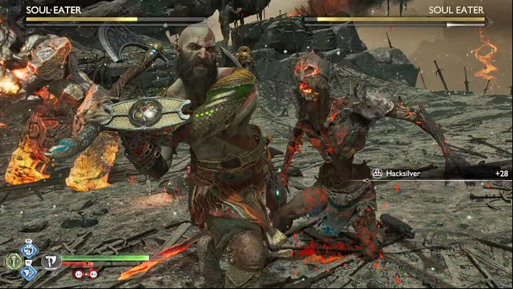 Draugr will also attack you - God of War Ragnarok: How to defeat Soul Eaters? - Bosses - God of War Ragnarok Guide