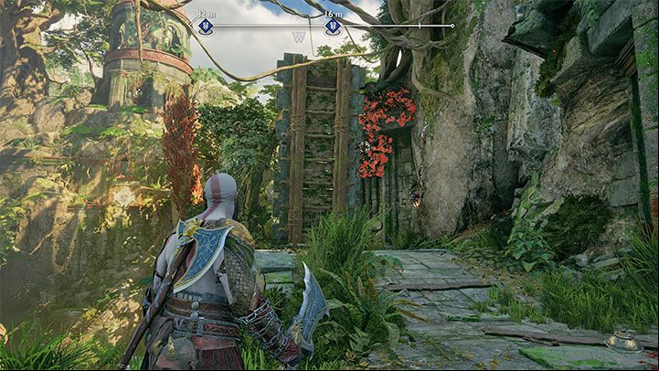Return to the central area and start exploring the northern part of the region - God of War Ragnarok: Freyas Missing Peace - walkthrough - Favors - Vanaheim - God of War Ragnarok Guide