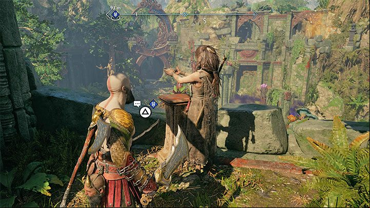 Defeat the encountered monsters and reach the location of the second artifact - God of War Ragnarok: Freyas Missing Peace - walkthrough - Favors - Vanaheim - God of War Ragnarok Guide