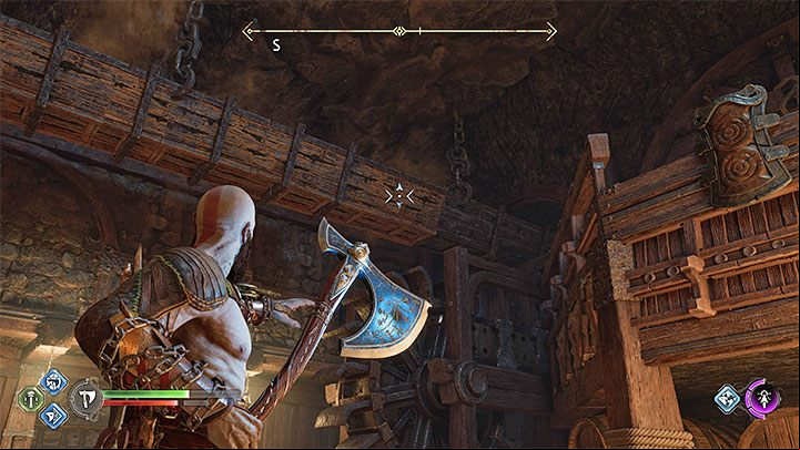 You will reach a room with troughs and water wheels - God of War Ragnarok: Forging Destiny - walkthrough - Walkthrough - God of War Ragnarok Guide