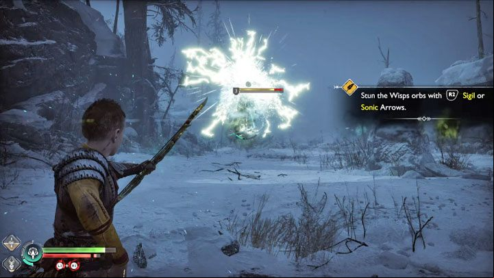 Another Wight attack employs Wisps - God of War Ragnarok: How to defeat Wights? - Combat - God of War Ragnarok Guide