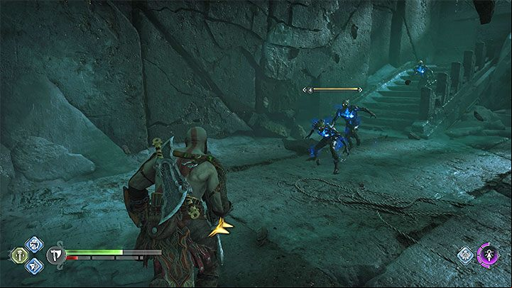 During the chase, follow the only possible route and don't stop, because the boss can then hit you with ranged attacks - God of War Ragnarok: How to defeat Garm (chase and second battle)? - Bosses - God of War Ragnarok Guide