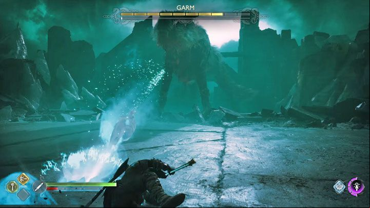 Garm' - God of War Ragnarok: How to defeat Garm (chase and second battle)? - Bosses - God of War Ragnarok Guide