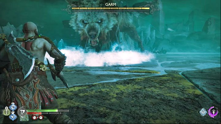 Garm has several strong attacks that you must learn - God of War Ragnarok: How to defeat Garm (first battle)? - Bosses - God of War Ragnarok Guide