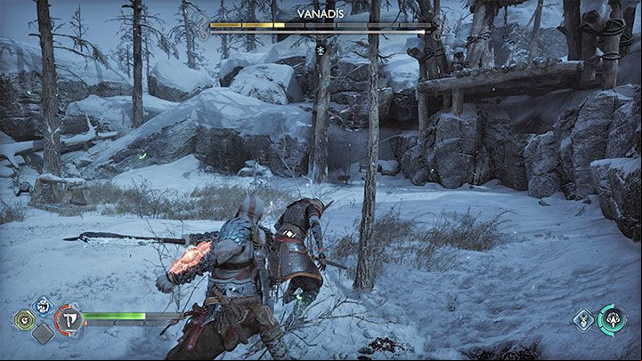 Attack Vanadis after she is done with hers - God of War Ragnarok: How to defeat Valkyrie Vanadis? - Bosses - God of War Ragnarok Guide