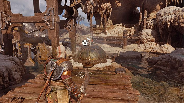 Keep swimming and go under the bridge - God of War Ragnarok: The Quest for Tyr - walkthrough - Walkthrough - God of War Ragnarok Guide