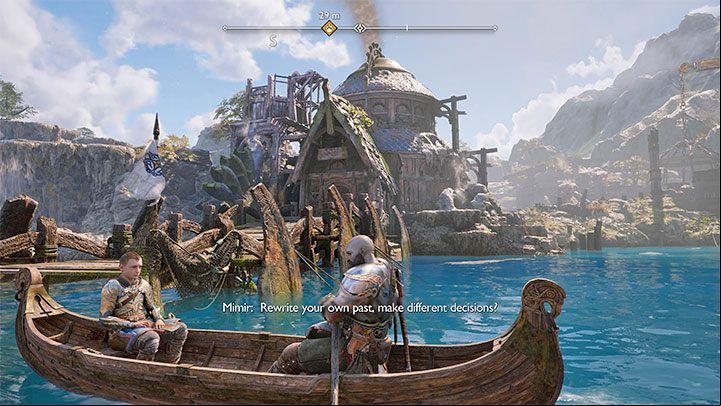 Go out of the hut and get a com from Sindri - God of War Ragnarok: The Quest for Tyr - walkthrough - Walkthrough - God of War Ragnarok Guide