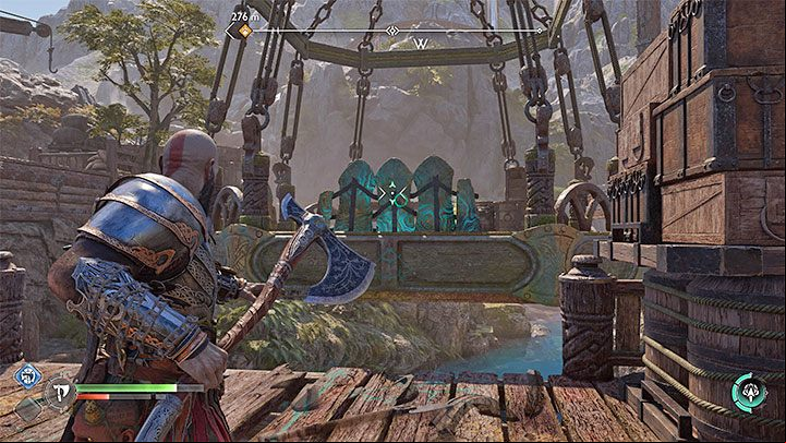 Leave the office through the new exit and defeat monsters - God of War Ragnarok: The Quest for Tyr - walkthrough - Walkthrough - God of War Ragnarok Guide