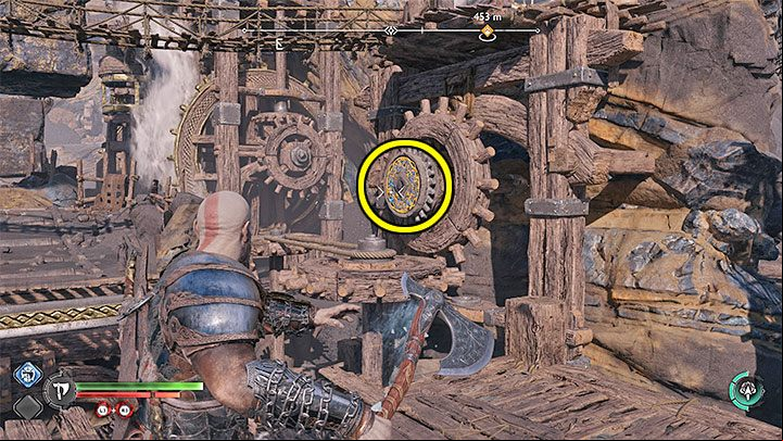 Catch the next hook and you will reach the second water puzzle - God of War Ragnarok: The Quest for Tyr - walkthrough - Walkthrough - God of War Ragnarok Guide