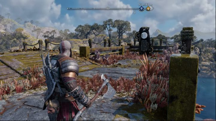 This area will be available when you release the creature's first fin - God of War Ragnarok: Lyngbakr Island, Svartalfheim - secrets, collectibles - Svartalfheim - God of War Ragnarok Guide