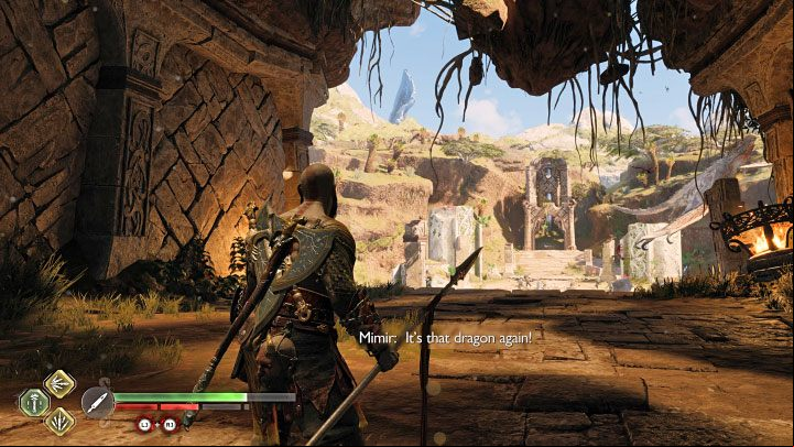 This favor starts in the southeastern part of the Sinkholes - God of War Ragnarok: The Burning Skies - walkthrough - Favors - Vanaheim - God of War Ragnarok Guide