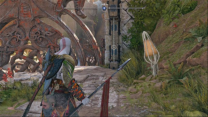 Start by heading south - God of War Ragnarok: The Burning Skies - walkthrough - Favors - Vanaheim - God of War Ragnarok Guide