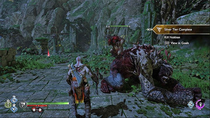 Further climbing is prevented by Ogres from the northern area - God of War Ragnarok: Trail of the Dead - walkthrough - Favors - Vanaheim - God of War Ragnarok Guide
