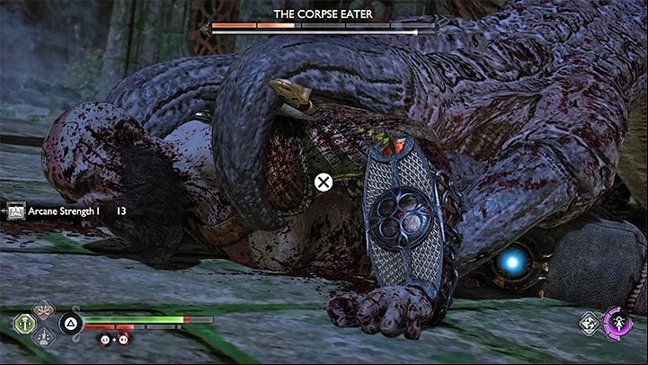 The dragon will attack mostly from above - God of War Ragnarok: Trail of the Dead - walkthrough - Favors - Vanaheim - God of War Ragnarok Guide
