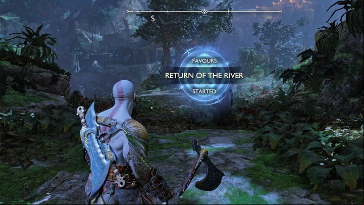 1 - God of War Ragnarok: Return of the River - favor, walkthrough - Favors - Vanaheim - God of War Ragnarok Guide