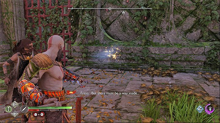 At the top, kill enemies - God of War Ragnarok: Return of the River - favor, walkthrough - Favors - Vanaheim - God of War Ragnarok Guide