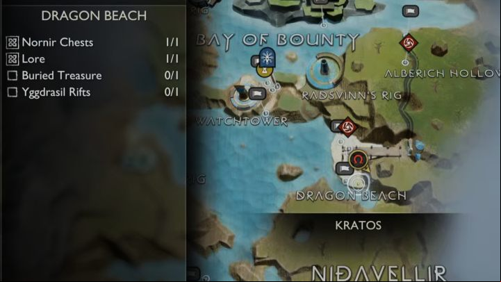 4 - God of War Ragnarok: Dragon Beach, Svartalfheim - secrets, collectibles - Svartalfheim - God of War Ragnarok Guide