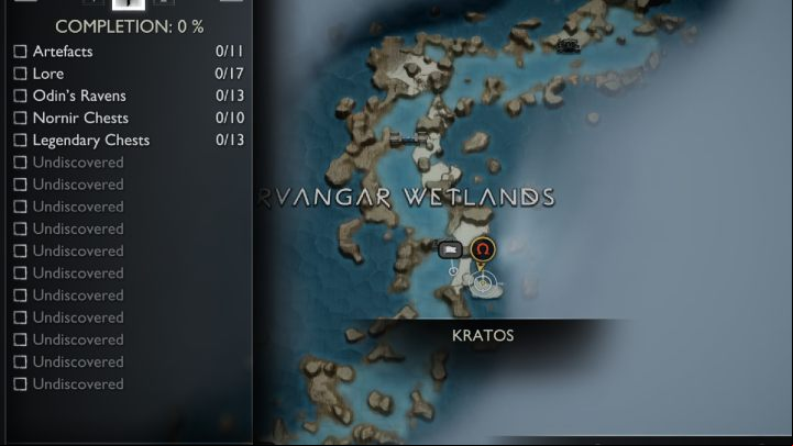 1 - God of War Ragnarok: Aurvangar Wetlands, Svartalfheim - secrets, collectibles - Svartalfheim - God of War Ragnarok Guide