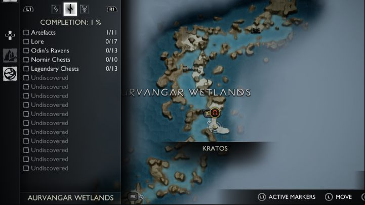 7 - God of War Ragnarok: Aurvangar Wetlands, Svartalfheim - secrets, collectibles - Svartalfheim - God of War Ragnarok Guide