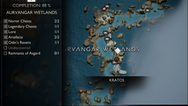 11 - God of War Ragnarok: Aurvangar Wetlands, Svartalfheim - secrets, collectibles - Svartalfheim - God of War Ragnarok Guide