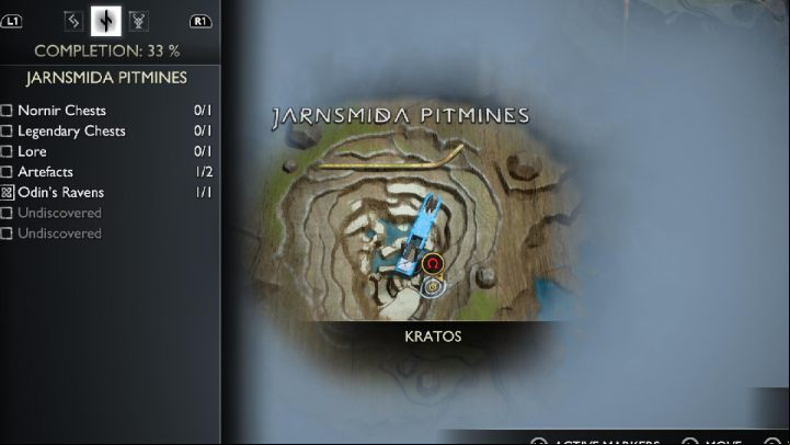 2 - God of War Ragnarok: Jarnsmida Pitmines, Svartalfheim - secrets, collectibles - Svartalfheim - God of War Ragnarok Guide