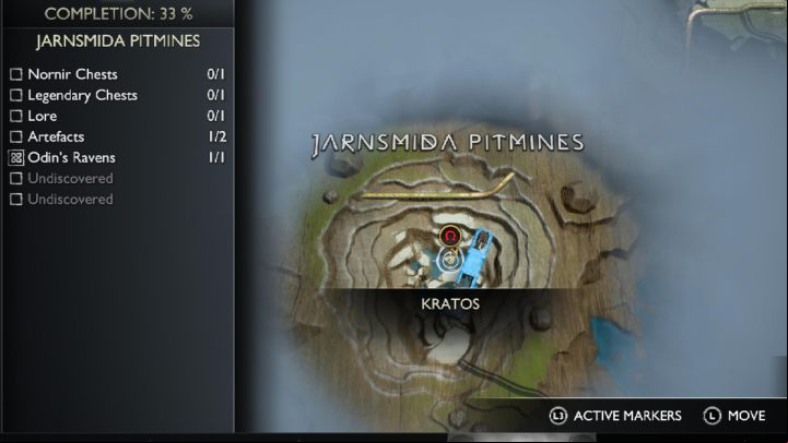 12 - God of War Ragnarok: Jarnsmida Pitmines, Svartalfheim - secrets, collectibles - Svartalfheim - God of War Ragnarok Guide