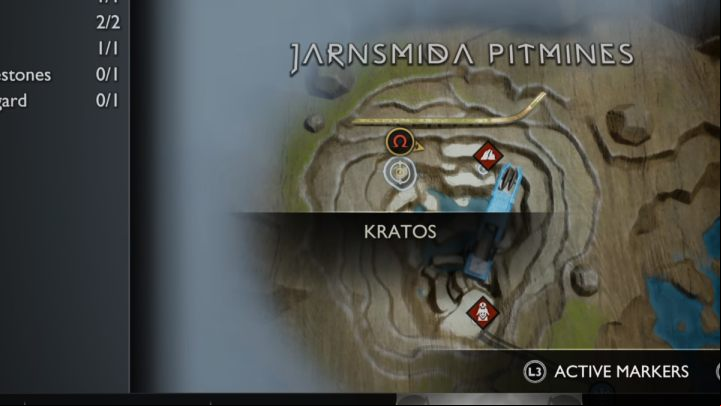 14 - God of War Ragnarok: Jarnsmida Pitmines, Svartalfheim - secrets, collectibles - Svartalfheim - God of War Ragnarok Guide