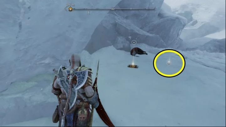 The relic lies next to the dwarf's body and the Receipt of Purchase scroll - God of War Ragnarok: How to use the Mystical Heirloom? - Combat - God of War Ragnarok Guide