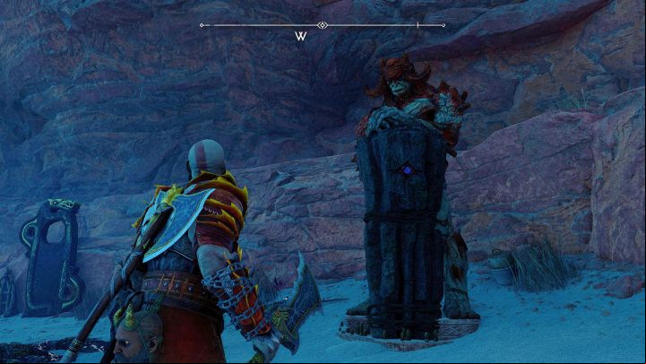 Bjarg Stormr Troll is located in Alfheim, in the western part of the Forbidden Sands - God of War Ragnarok: How to use the Mystical Heirloom? - Combat - God of War Ragnarok Guide