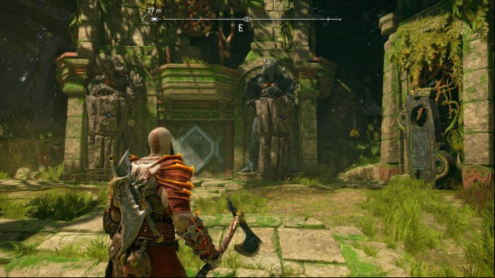 Golrab of the Ashes and Golrab of the Frost Trolls are in Vanaheim, in the Noatun's Garden - God of War Ragnarok: How to use the Mystical Heirloom? - Combat - God of War Ragnarok Guide