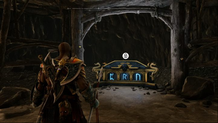 To unlock the chest, you need to hit 3 runes at the same time using your Spear - God of War Ragnarok: The Applecore, Svartalfheim - secrets, collectibles - Svartalfheim - God of War Ragnarok Guide